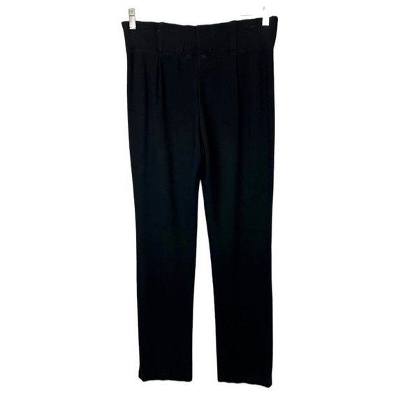 Chico's Pants - CHICO'S Knit Pants  Pull On Straight Leg  Black  Chico's 1 reg (M)